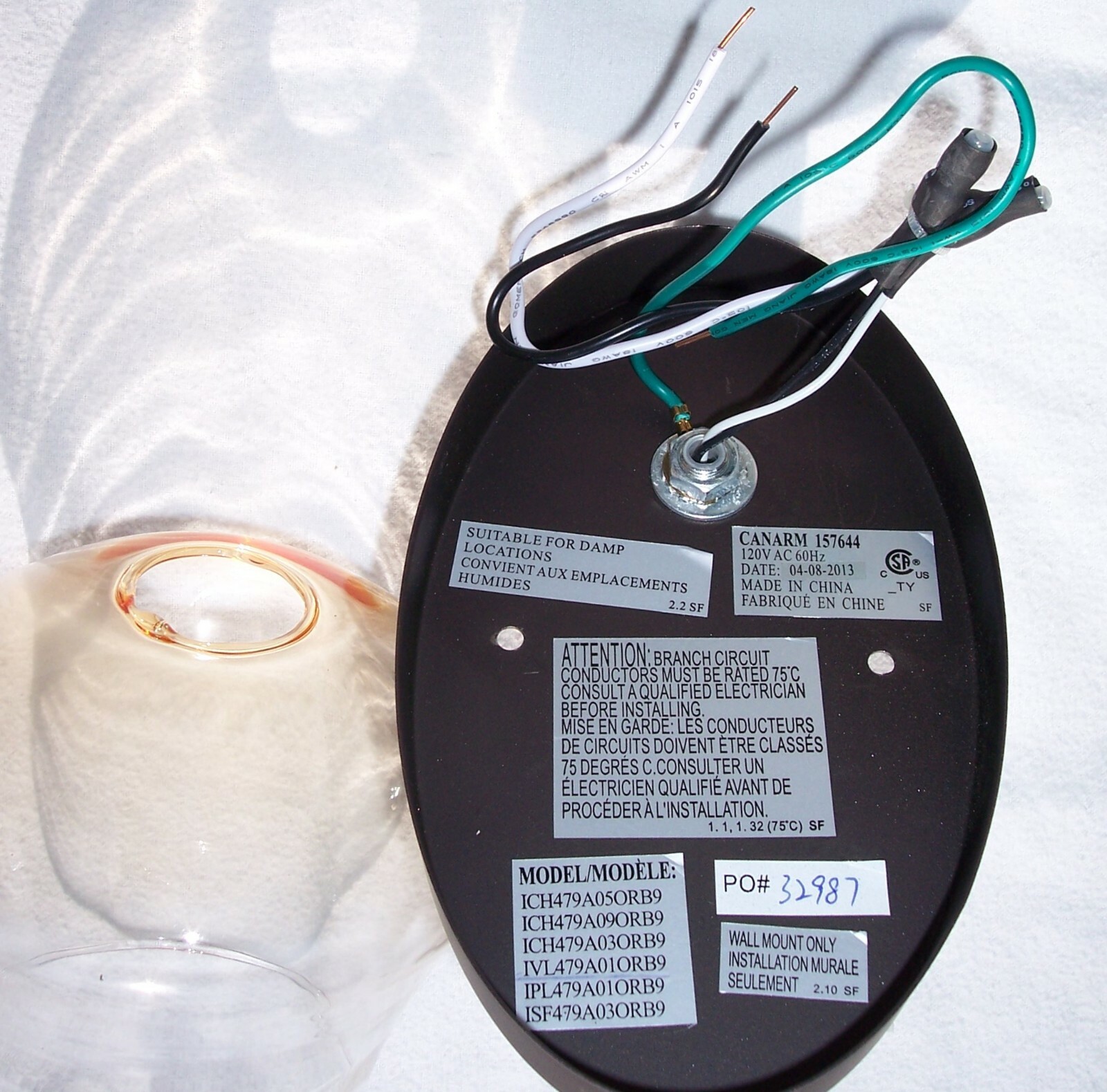 NEW Canarm Copper1 Light Oil Rub Bronze Wall Vanity Light Seven Available SALE