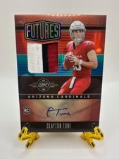 Clayton Tune 2023 Panini Legacy Football /100 Futures Rookie Patch Autograph