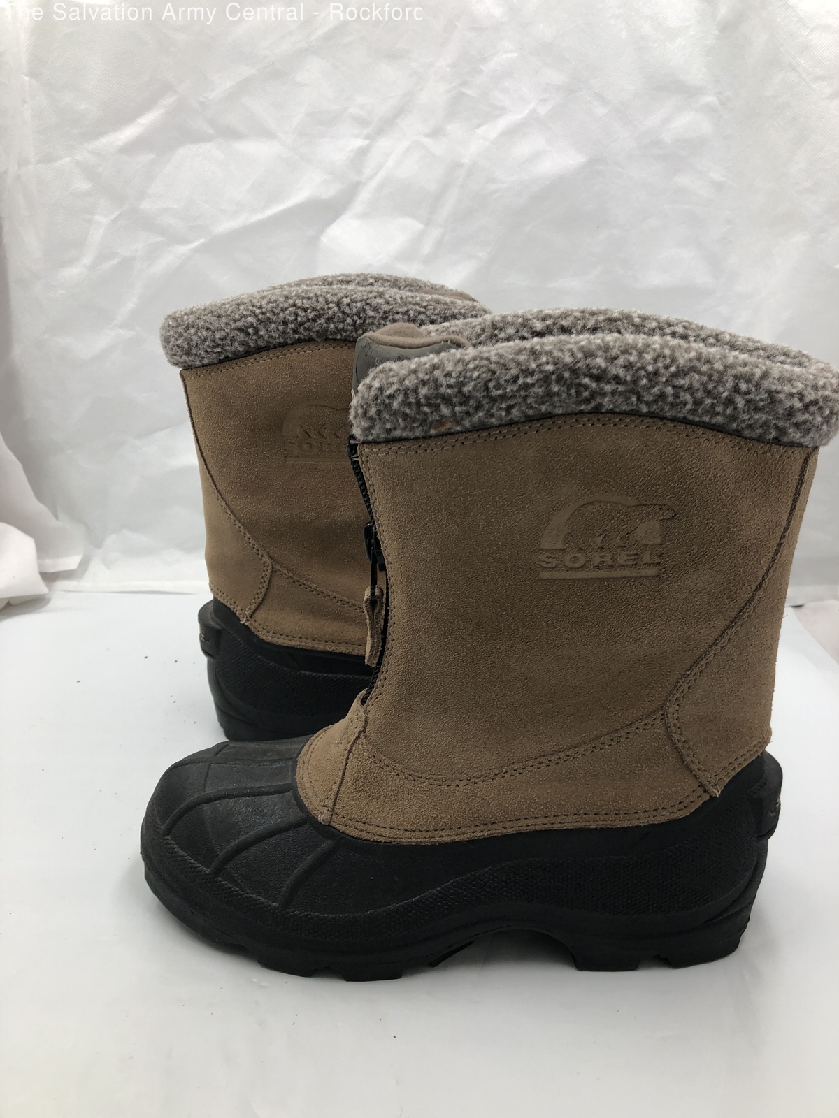 Sorel Brown/Black Ellesmere Cold Weather / Snow Boots - Size Women's 9