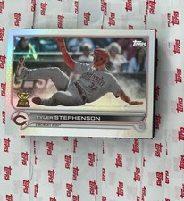 2022 Topps Series 1 Baseball Tyler Stephenson Rainbow Foil Base #175