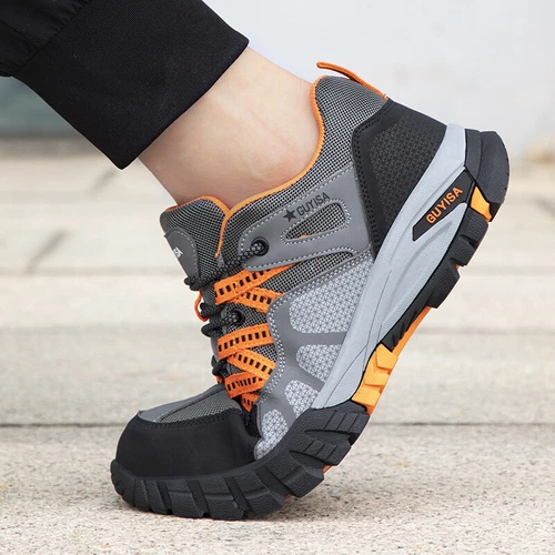 Men's Safety Work Shoes Steel Toe Lightweight Indestructible Boots Non-Slip - Picture 6 of 24