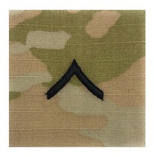 US Army OCP Rank 2x2 Sew On - E2 Private