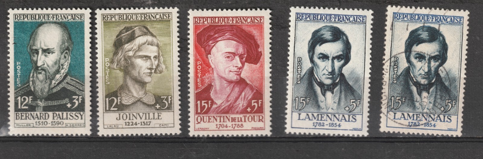 France: Lot 59 Semi-Postal (Details Below) 2022 Cat. Value $32.95