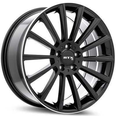 20 Inch Black Alloy Wheel Rim for Mercedes-Benz S400, RTX 83249 20x8.5 5x112 5Lu