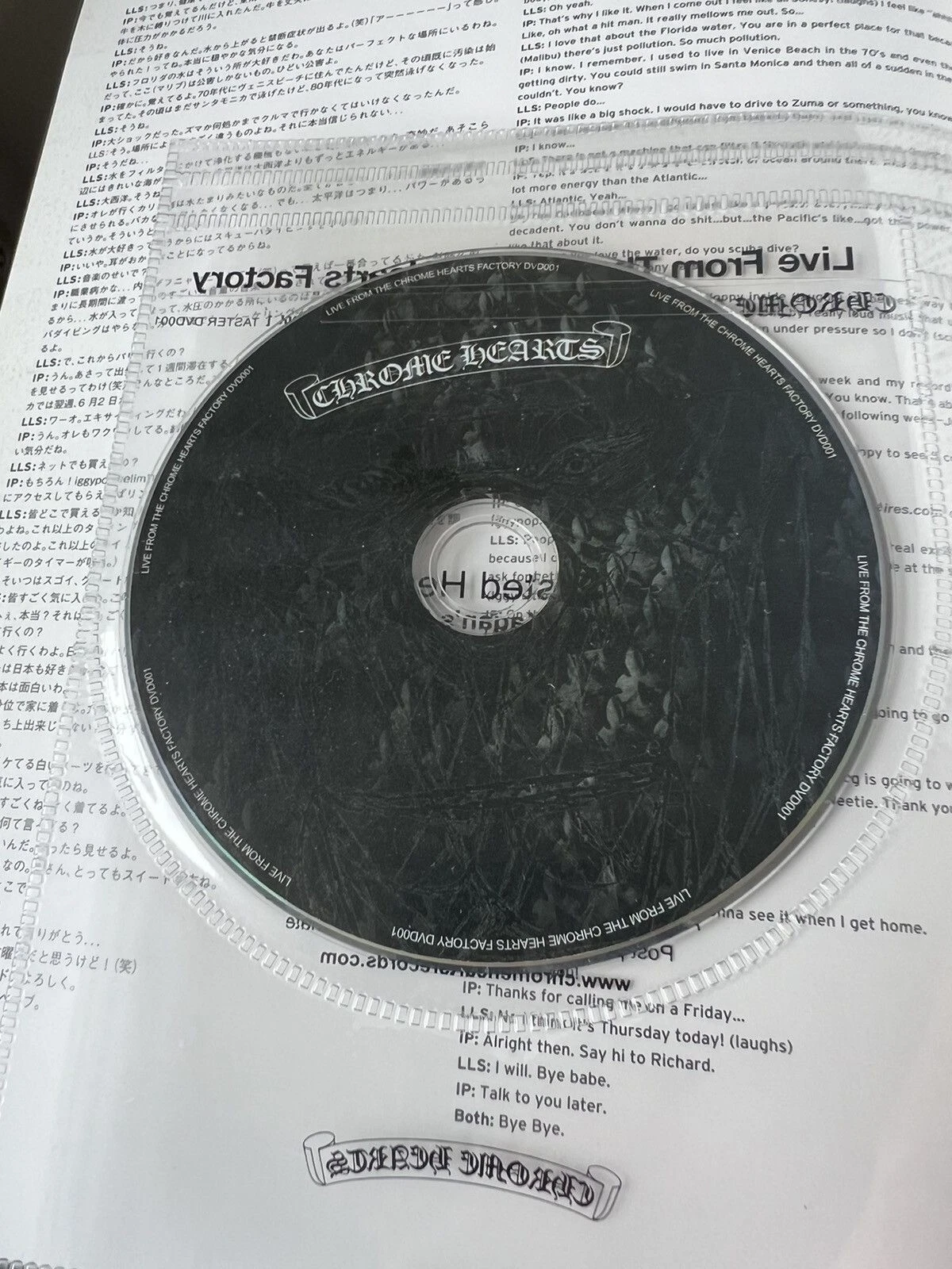 Chrome Hearts Magazine Series 2 Vol. 1 + Poster Stickers & DVD IGGY POP