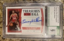 2019-2020 Panini National Treasures Treasures Of The Hall Lenny Wilkins #TH-LWK