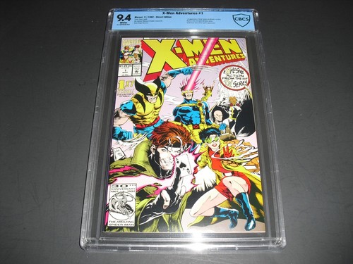 X-Men Adventures #1 CBCS 9.4 w/ WHITE PAGES from 1992! Marvel NM '97 K168
