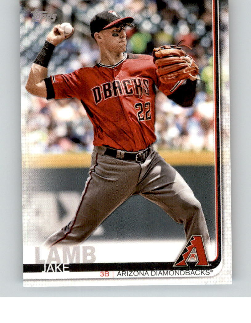 2019 TOPPS MINI On Demand JAKE LAMB Base Card Diamondbacks #334