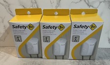  3 Safety 1st Outlet Plug  Adapter Cover Cord Shortener  Dual Release - 72385