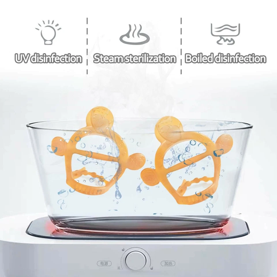 Never drop Baby Teething Bracelet Fully adjustable Hygienic Soft Safe Food grade - Image 4 of 4