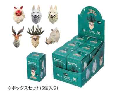 Princess Mononoke Face Magnet Full Set Complete BOX Studio Ghibli