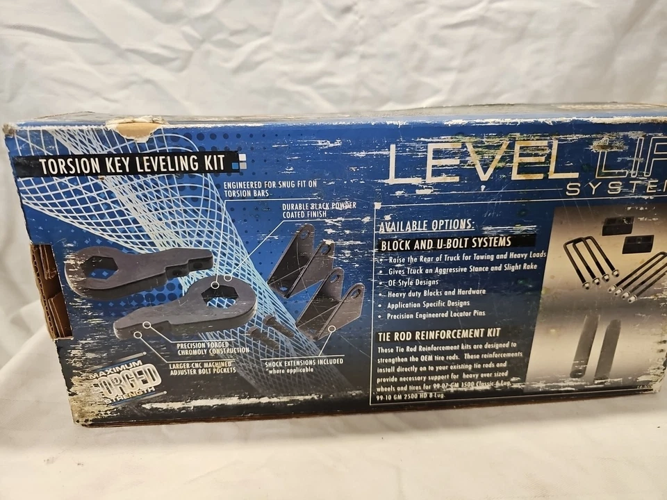 Chevy Silverado 1500hd/2500hd. Kit de elevación de nivel 1999-2010 2x2 y 4x4. Torsión de 8 orejetas K Foto 2 de 4