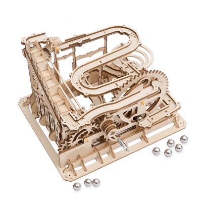  ROKR Marble Parkour 3D Wooden Puzzle Marble Run Model Budding Toy Gift