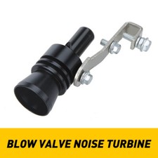 Black Exhaust Pipe Blow Off Valve Simulator Car Turbo Sound Whistle Muffler Xl Black Exhaust Pipe Blow Off Valve Simulator Car Turbo Sound Whistle Muffler Xl