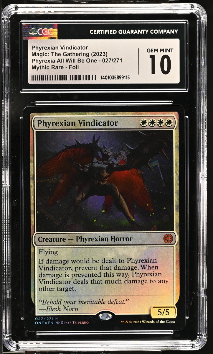 PHYREXIAN VINDICATOR Phyrexia: All Will Be One Foil CGC 10 MTG