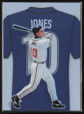 2025 Panini Crusade Chipper Jones Numbers Atlanta Braves #2