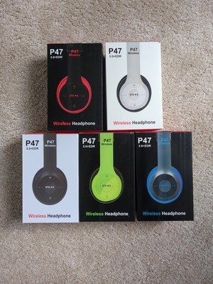 Wireless kabellose Kopfhörer P47 5.0 + EDR Headphones Stereo + Mikrofon + Gaming