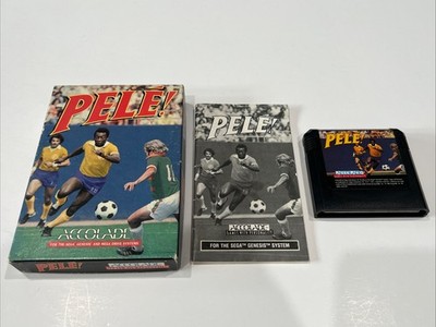 Pele! (Sega Genesis, 1993) CIB Complete Great Shape!