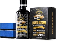 Plastic Restorer for Cars, Black Trim Restorer, Ceramic Crystal Coating Highly C