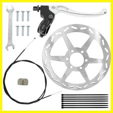 Mini Bike Brake Lever Kit 180mm Mini Bike Disc Brake Rotor, Replacement for C...