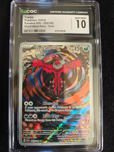 Yveltal graded CGC 10 for sale on eBay