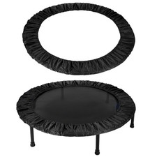 YELARXI Trampolines Spring Cover, Round Small 48 Inch, Black