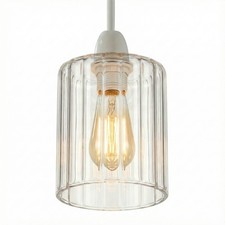2Pack Glass Lamp Shade Ceiling Light Pendant Replacement E27 Modern Light Shade