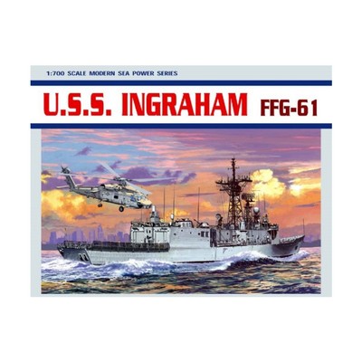 Dragon Models Modern Sea Power Series 1:700 U.S.S. Ingraham FFG-61 New