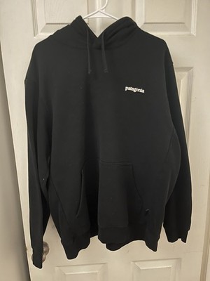 Patagonia Mens Fitz Roy Icon Uprisal Hoodie Black Pullover XL
