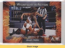 2021 Upper Deck AEW All Elite Wrestling Wednesday in Action Eden Stiles READ 7i2
