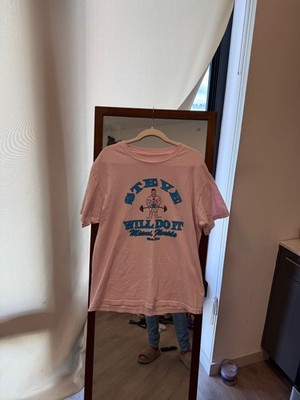 NEW Full Send T-Shirt Men's L Nelk Boys Steve Will Do It Golds Gym Pink 