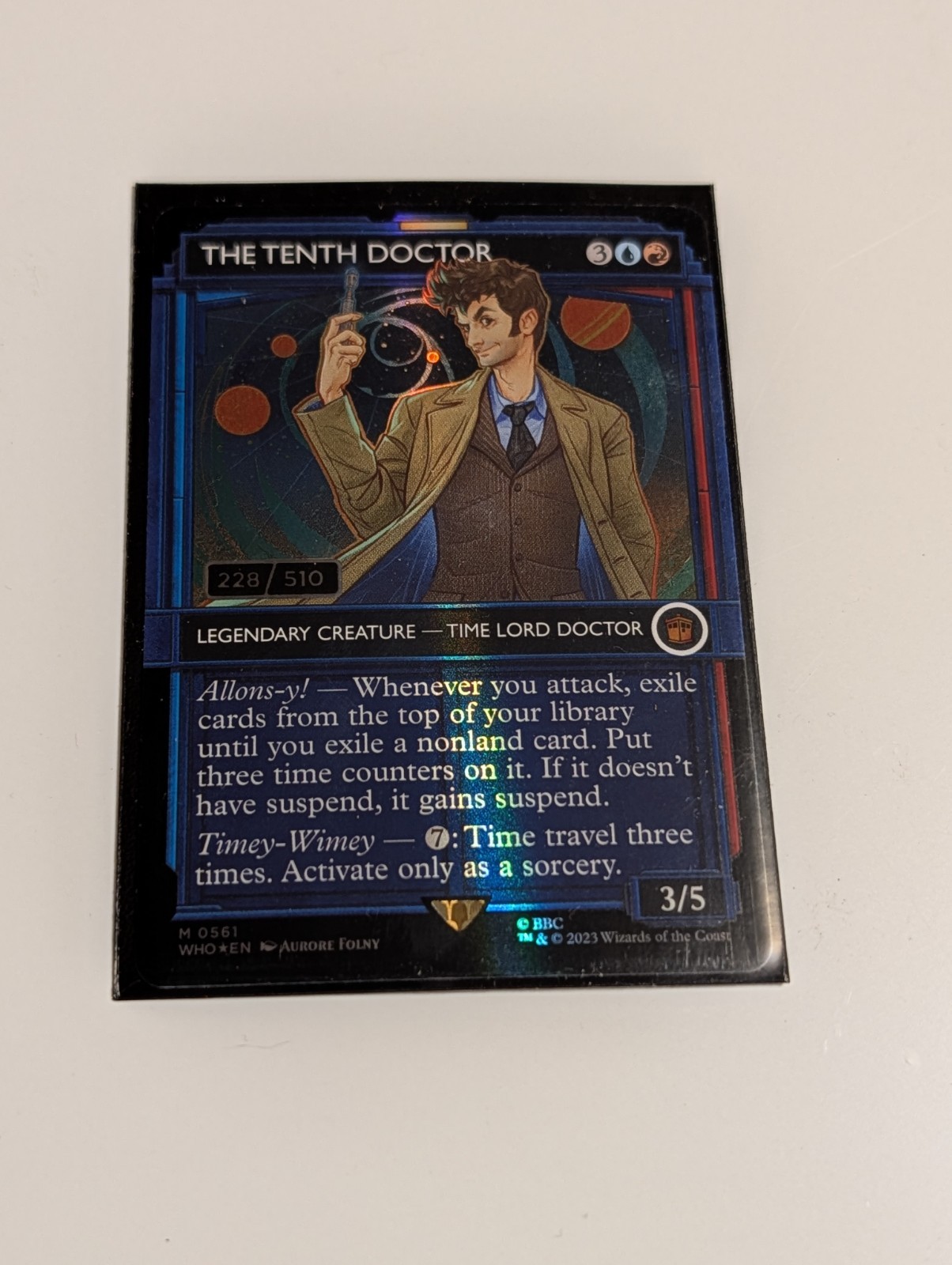 tenth doctor mtg card 2023 MTG Doctor Who – The Tenth Doctor #561 Serialized Showcase Foil –  PSA 10 Gem Mint