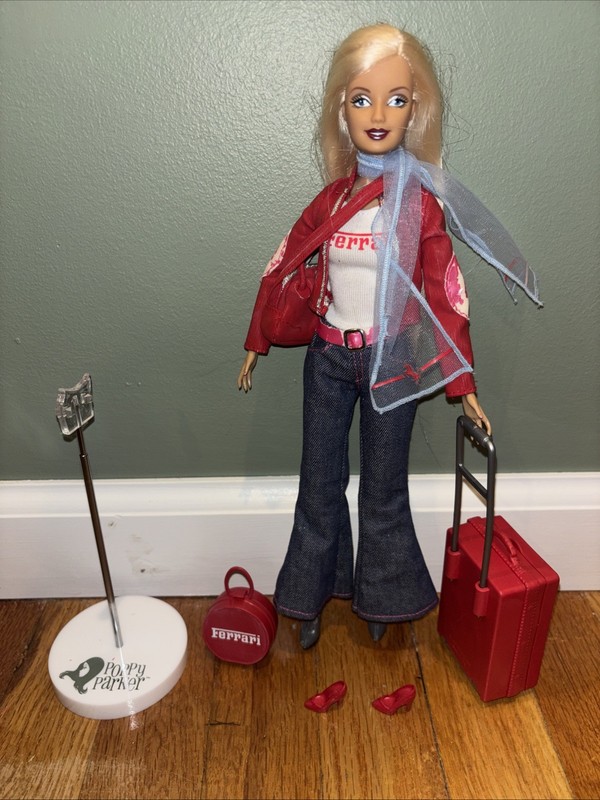 2004 Fashion Show Ferrari Barbie Doll On Integrity Toys Poppy Parker Body