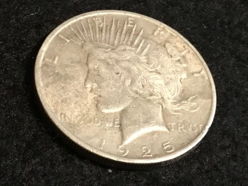 1925p  US Peace Dollar  VG+