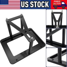 Black Billet Battery Tray Hold Down Trunk Relocation Box Racing Mount Aluminum