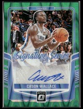 2024-25 Donruss Optic #SS-WAL Cason Wallace Signature Series Seismic #/35