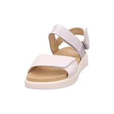 ARA Women's Madeira Sandal, White Silver, 7 UK