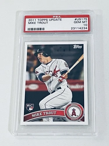 2011 Topps Update #US175 Mike Trout RC PSA 10 Gem Mint