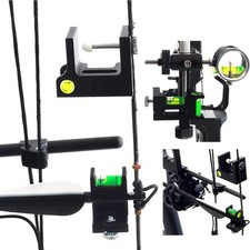 SOPOGER Archery Multifunctional Bow Level Tuning and Mounting String 3D Black