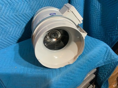 SOLER & PALAU TD-250 Steel 11''D,7.6''H,7.6''W Inline Duct Fan 3CGA9 (S1O3)