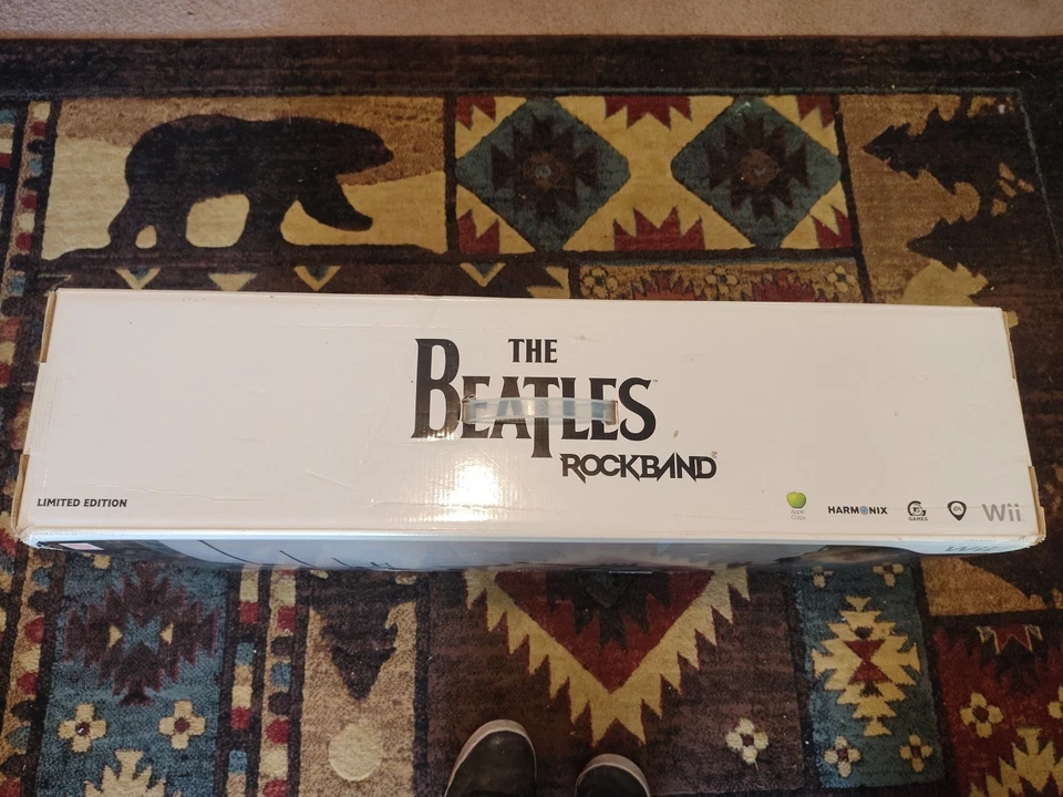 The Beatles Rock Band Limited Edition BOX ONLY EMTPY PACKAGING INSIDE MANUAL IN - Image 2 of 4