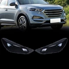 For Hyundai Tucson 2015-2018 Left&Right Front Headlight Headlamp Lens Covers