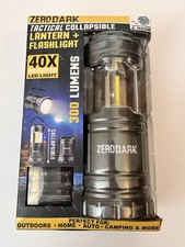 Zerodark Tactical Collapsible Lantern & Flashlight 300 Lumens, Wide Angle Beam