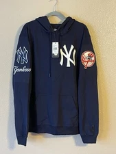 Men's 3XL NWT New York Yankees Navy Pro Standard Logo Pullover Hoodie