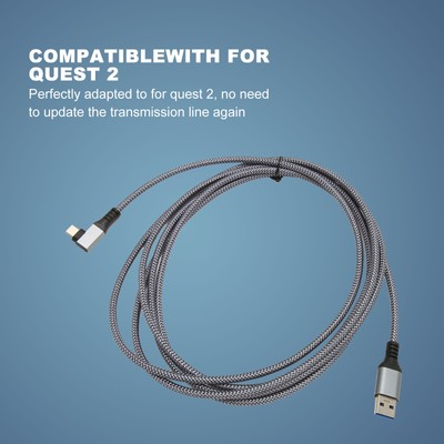 For 2 Link VR Cable Nylon Braiding High Speed Data Transfer Charging Co CB