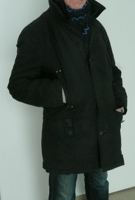 Herren Jacke von '' Bugatti '' - Gr. 50 / L  (27), Dunkelgrau, Top Zustand