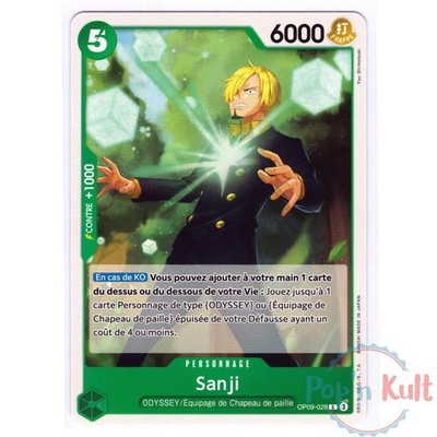 One Piece Card Game Karte OP09-028 C Sanji [FR] TCG OP09 Near Mint