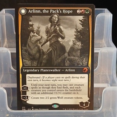 Magic: The Gathering Arlinn, the Pack's Hope Red Green Planeswalker Mythic 211  