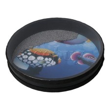 10" Wave Bead Ocean Drum with Fish Design for Music Education