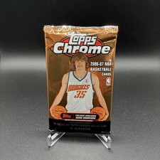 2006-07 Topps Chrome Basketball Sealed Unopened Pack 4 Cards
